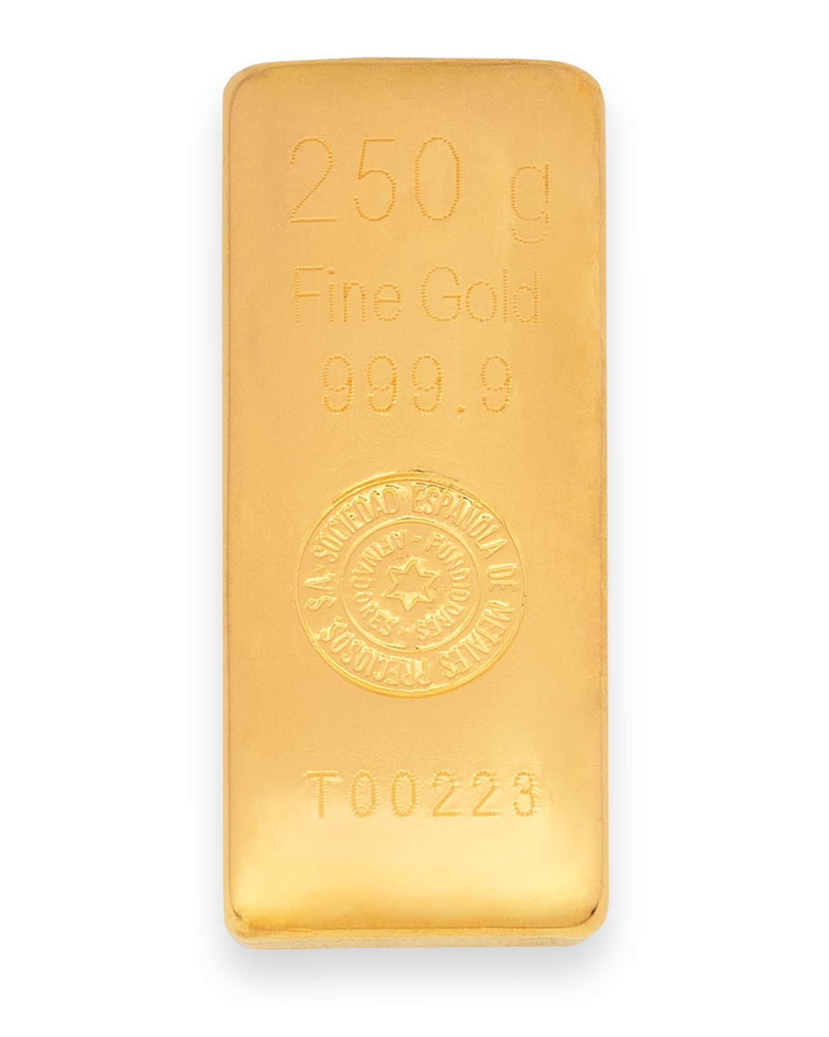 Lingote de fundici&oacute;n 250 gramos - 